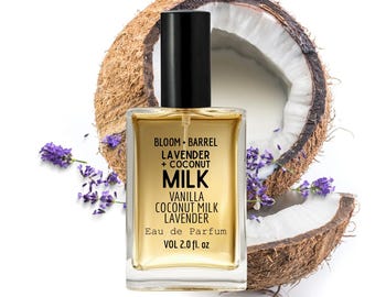 Lavender + Coconut Milk Perfume: Floral Gourmand Scent