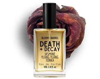 Death + Decay Perfume: Jasmine, Ylang Ylang & Tonka Funeral Floral Scent