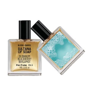 Sultana of Soap Perfume Oil Roll-on: Bergamot & Blackberry - Vegan Floral Fruity Fragrance