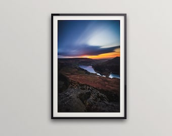 Dovestone Reservoir (Print/Mounted)