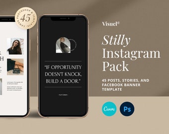 Stilly Instagram Pack | Canva & Photoshop