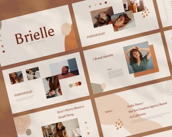 Brielle Keynote Template | Lookbook | Catalogue | Ebook | Brochure