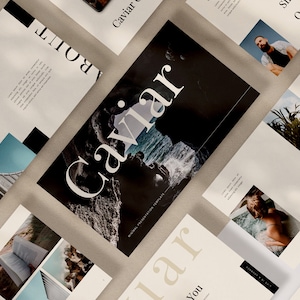 Caviar - Minimalist Keynote Template | Lookbook | Catalogue | Ebook | Brochure
