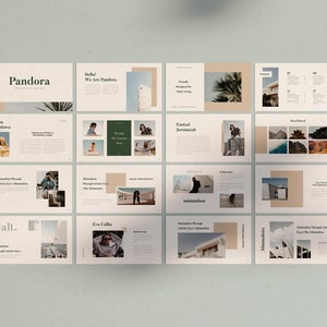 Pandora Minimalist Keynote Template Lookbook Catalogue Ebook Brochure image 5