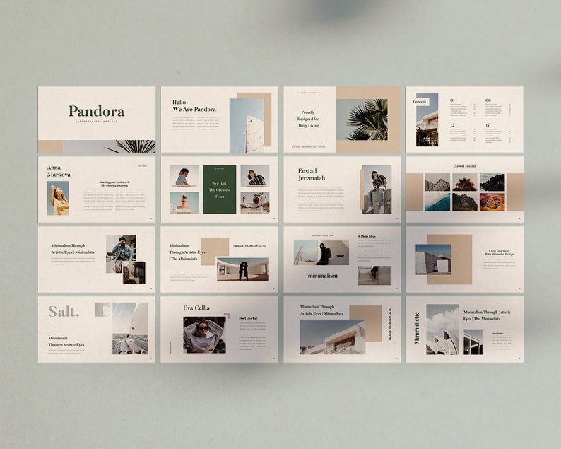Pandora Minimalist Keynote Template Lookbook Catalogue Ebook Brochure image 5