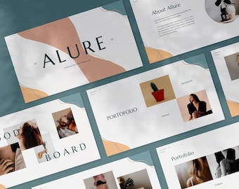 ALURE - Minimalist Powerpoint Template | Lookbook | Catalogue | Ebook | Brochure