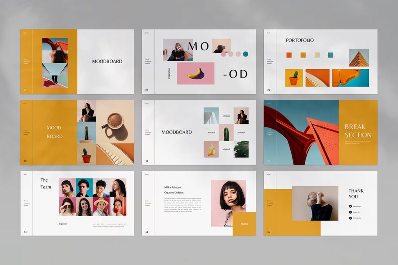 Orches Keynote Template Lookbook Catalogue Ebook - Etsy