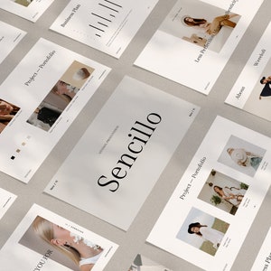 Sencillo Keynote Template | Lookbook | Catalogue | Ebook | Brochure