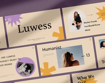 Luwess - Minimalist Powerpoint Template | Lookbook | Catalogue | Ebook | Brochure