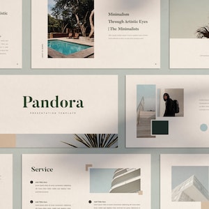 Pandora - Minimalist Keynote Template | Lookbook | Catalogue | Ebook | Brochure