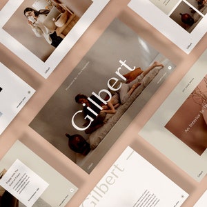 Gilbert Keynote Template | Lookbook | Catalogue | Ebook | Brochure