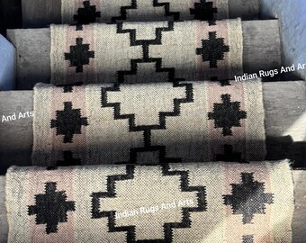 Jute Stair Runner, Flatweave Kilim Stair runner, Staircase Floral Runner, Stairs Rug, Boho Stair Runner, 9 Meter Runner, Geometrical Runner