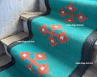 Stair Runner Rug, Runner For Stairs, Stair Runner, Sky Blue Runner Rug, Jute Stair Runner, Long Stair Runner, Stairs Rug, Long Stairs Rug