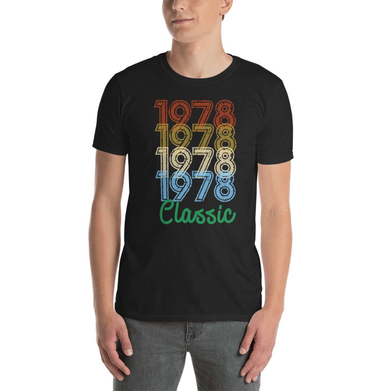 T-shirt Vintage Coneheads - Marque Ched, Taille M, Année 1978 - Occasion Parfait état