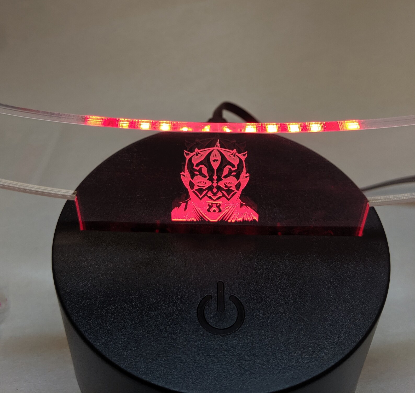 LED Lightsaber Stand Galaxy's Edge Lightsaber Stand Etsy