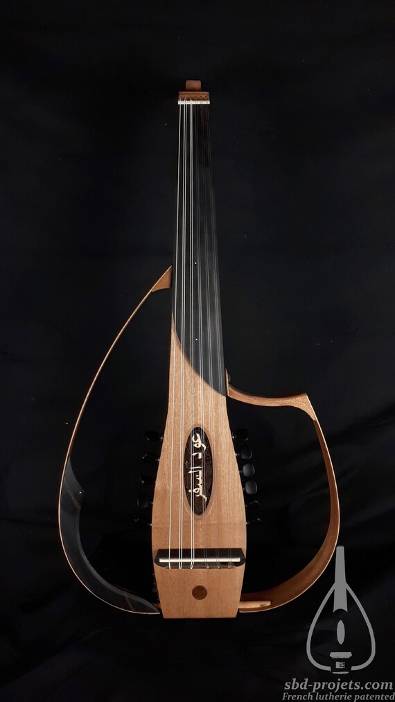 Electric Lute Oud Model Sylent Oud Classic Pro Custom Etsy