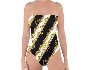 strapless bride swimsuit