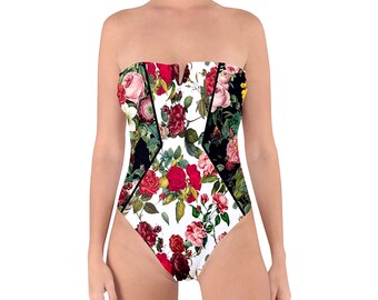 strapless bride swimsuit