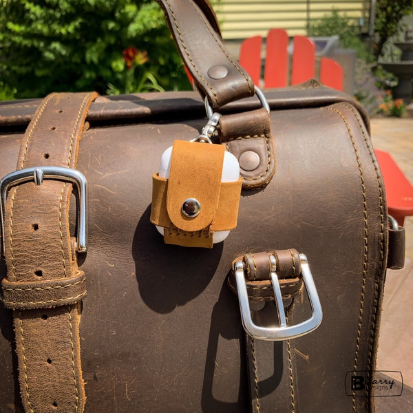 Leather Airpod Case Etsy
