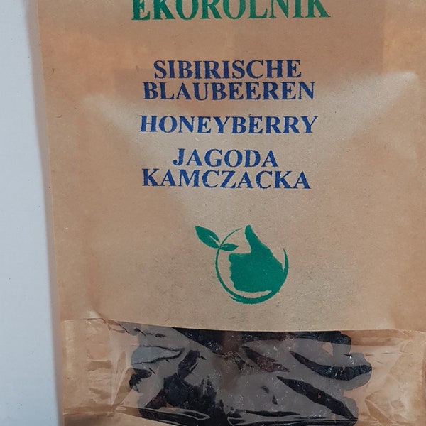 Sibirische Blaubeeren, getrocknet, 100g, Versand gratis!