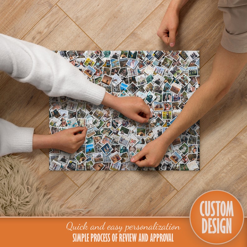 Photo Collage Puzzle | Custom Jigsaw Puzzle from Photos | Personalized Puzzle Picture Collage afbeelding 2