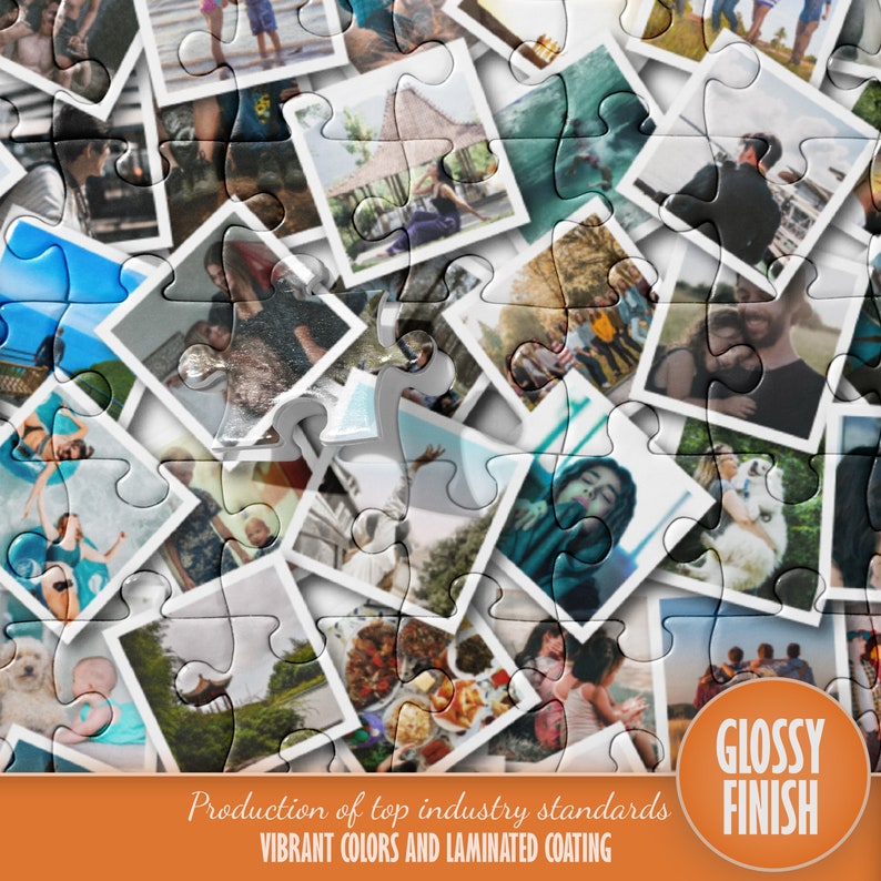 Photo Collage Puzzle | Custom Jigsaw Puzzle from Photos | Personalized Puzzle Picture Collage afbeelding 5