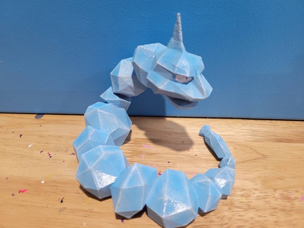 Onix Pokemon 4 Tall 3D Printed 