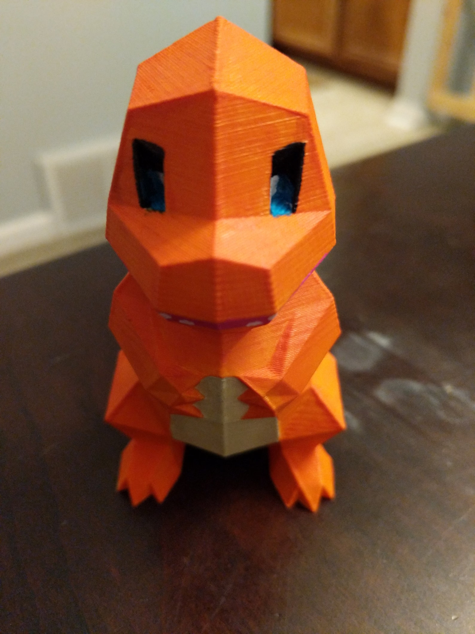 Charmander 3D printed Pokemon hand painted figure (3.5inchs)