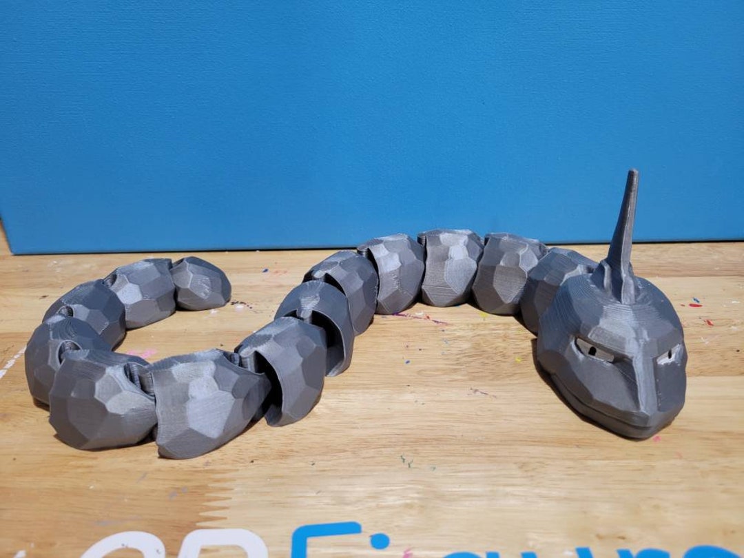 Onix Pokemon 4 Tall 3D Printed 