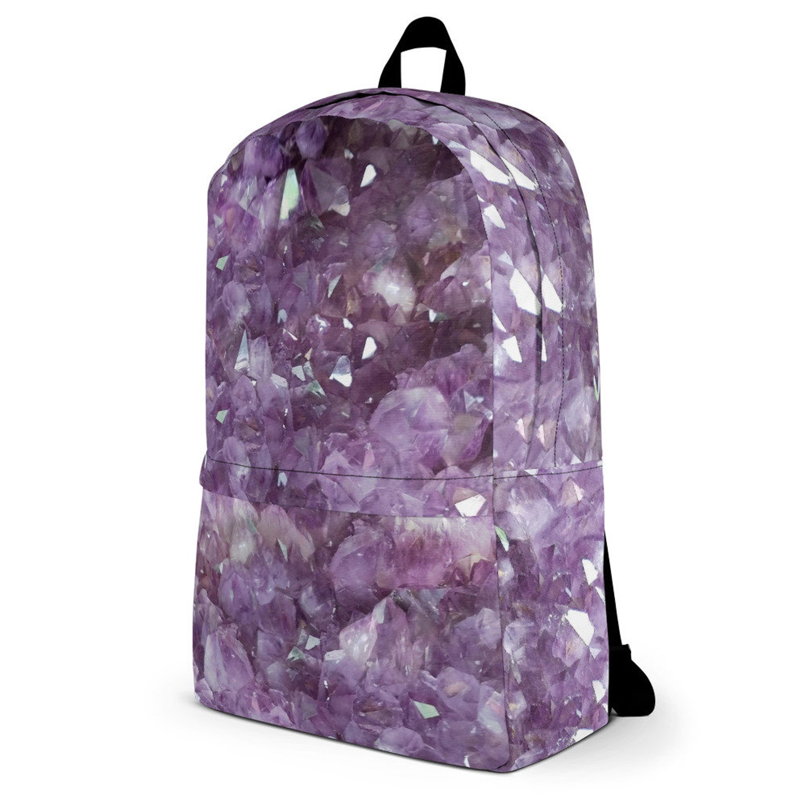 Amethyst Backpack Gem Stones Backpack Gems Backpack Rocks Etsy