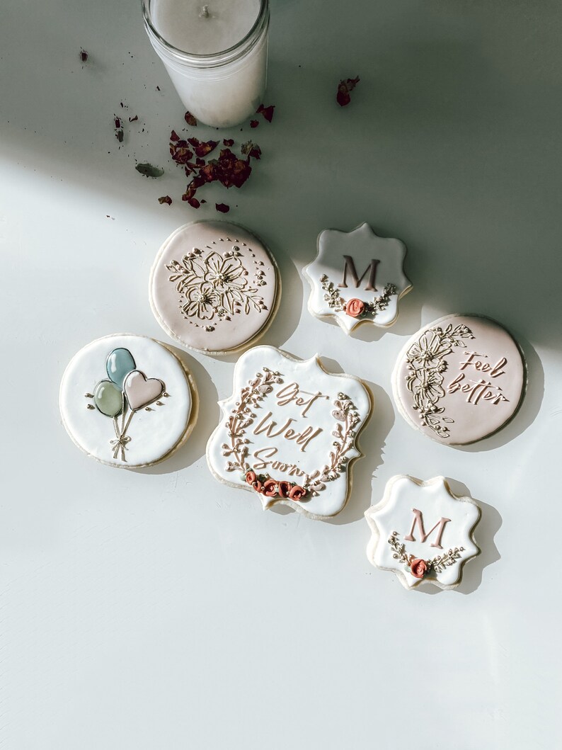 Get well soon decorated cookies image 3