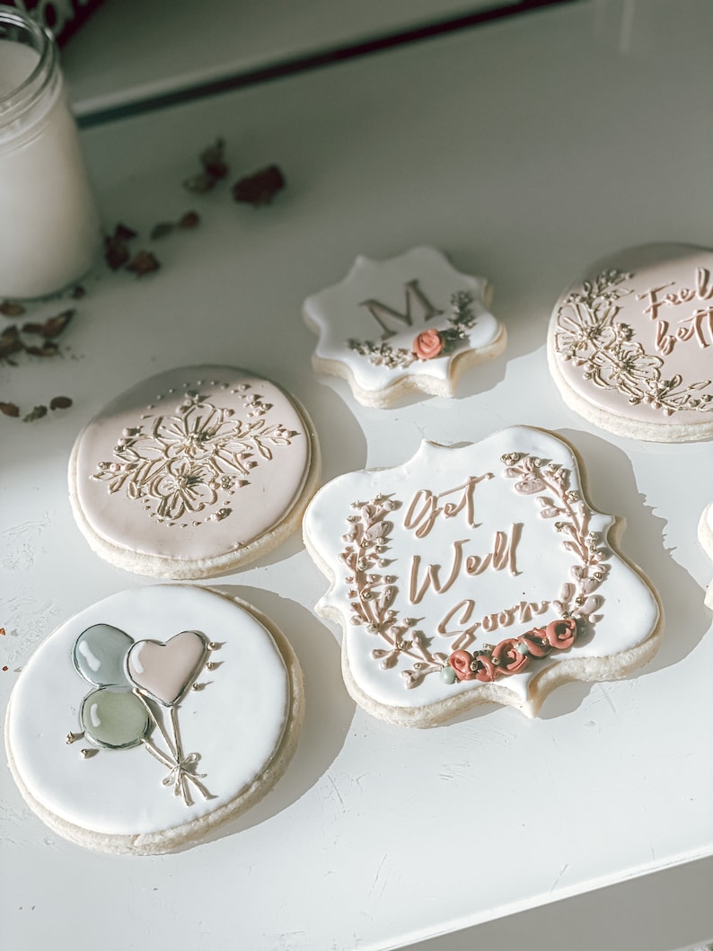 Get well soon decorated cookies image 1