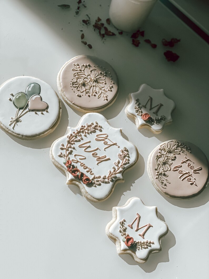 Get well soon decorated cookies image 2