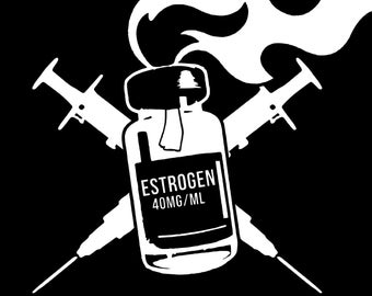 Molotov HRT Cocktail tee - choisissez l’œstrogène ou la testostérone