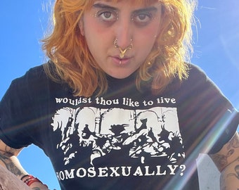 Live Homosexually gay Satanic shirt