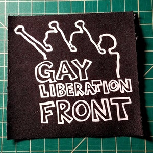 Gay Liberation Front vintage style sew-on patch