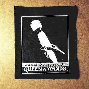 Écusson tarot Queen of Wands à coudre