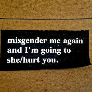 Confundirme de nuevo parche para coser