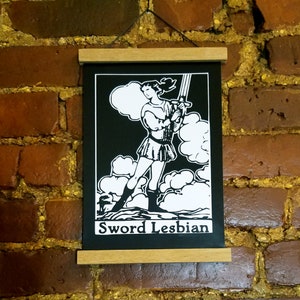 Sword Lesbian unframed art print 7"x11"