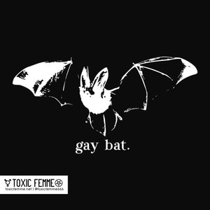 Gay Bat Goth Graphic Tee - Etsy