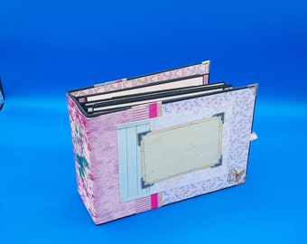 Pink scrapbook album