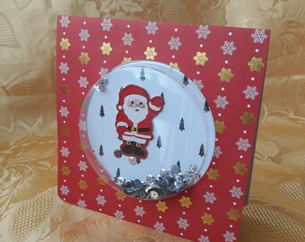 Carte Pere Noel Etsy