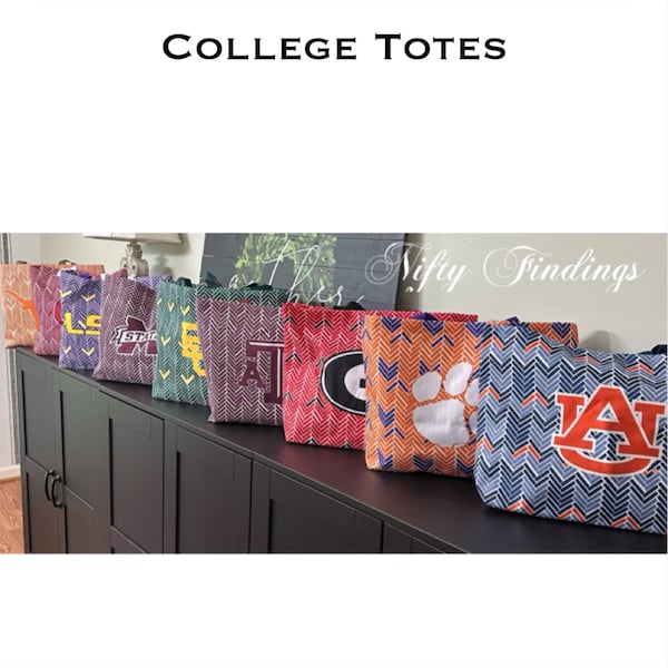 College Tote Bag Etsy