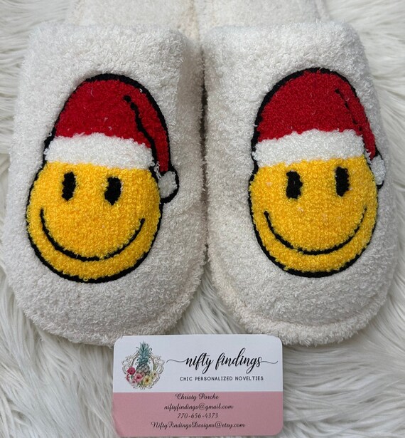 Step into Happiness Smiley Face Emoji Slippers for a Joyful Sole