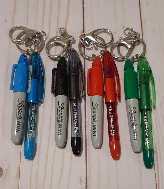 Mini Pen/sharpie Marker/highlighter Combos, Mini Pen, Mini Sharpie Marker,  Nurse/teacher/postal Workers Badge Reel Accessory, CNA/RN Gifts 