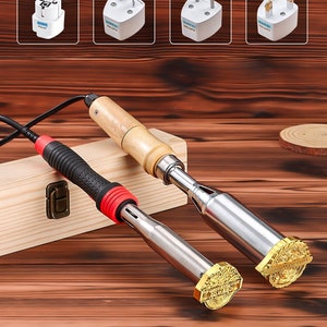 Custom brand iron / Wood burning stamp  / Electric branding iron for wood / Christmas gift for woodworker