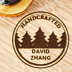 Woodworking themed iron with custom signature,Custom branding iron for wood,Wood burning stamp custom,Christmas gift for father