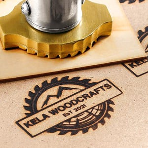 Mountain peak icon / Branding iron for wood / Wood burning stamp / Custom electric brand iron woodwork / Gift for woodworker