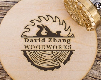 Custom Signature Wood Branding Iron for Wood working ,branding iron on wood , leather , Gift for dad , Gift for woodworkers