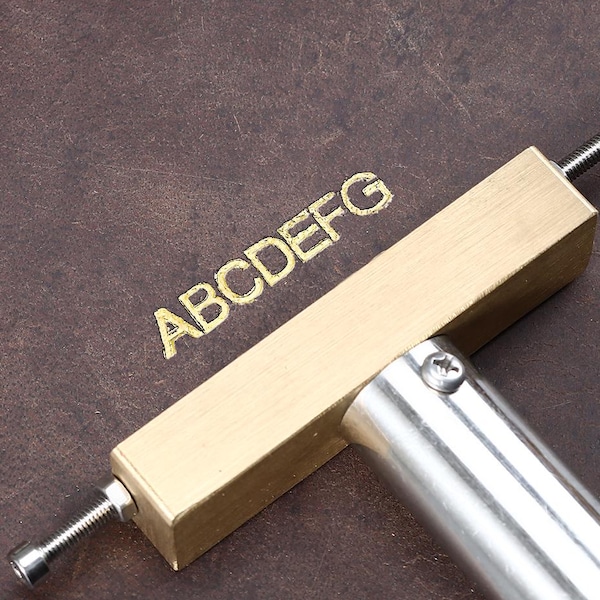 Interchangeable Brand Iron / Leather Stamp Set Alphabet / 26 letters alphabet interchangeable / Custom Alphabet Letter stamp/ Electric Iron